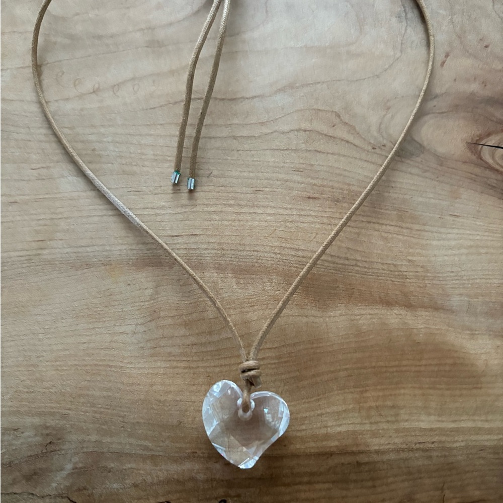 Crystal Heart Pendant Necklace